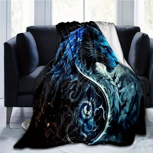 Dragon Couch Quilt Cover Flannel Blanket Bedspread