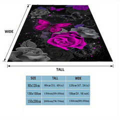 Butterfly Flower Couch Quilt Cover Travel Bedding Outlet Throw Blanket