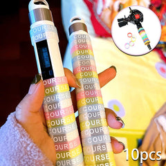 10pcs Luminous Fishing Rod Handle Rings Silicone Rings Fishing Accessories