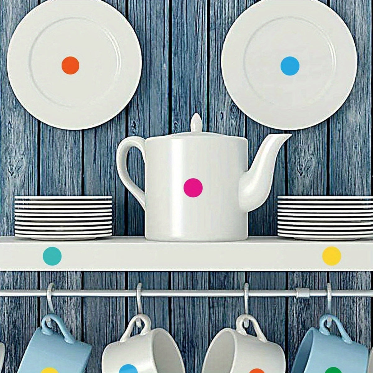 Colorful Label Dot Sticker Decorative Sticker 240 Stickers