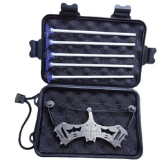 Portable 16cm Metal Mini Compound Bow Catapult For Archery Fun