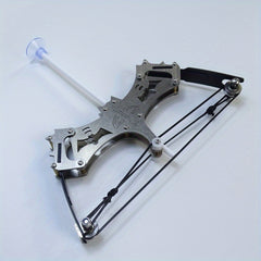 Portable 16cm Metal Mini Compound Bow Catapult For Archery Fun
