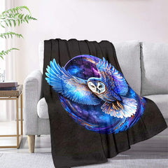 Eagle Flannel Blanket Cozy Soft Throw Blanket For Outdoor Travelling