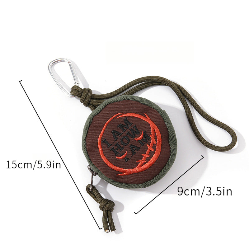 Car Key Case Zipper Coin Pouch Small Coin Purse Keychain