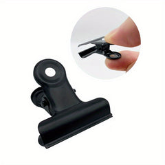 3pcs Metal Round Bill Clip Office File Snack Sealing Photo Memo Clip