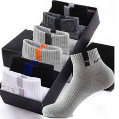 Men's Mid Crew Sport Socks Mesh Sweat-absorbing Comfy Breathable Socks