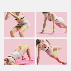 5pcs Yoga Resistance Loops Tension Bands w/ Instructions & Bag