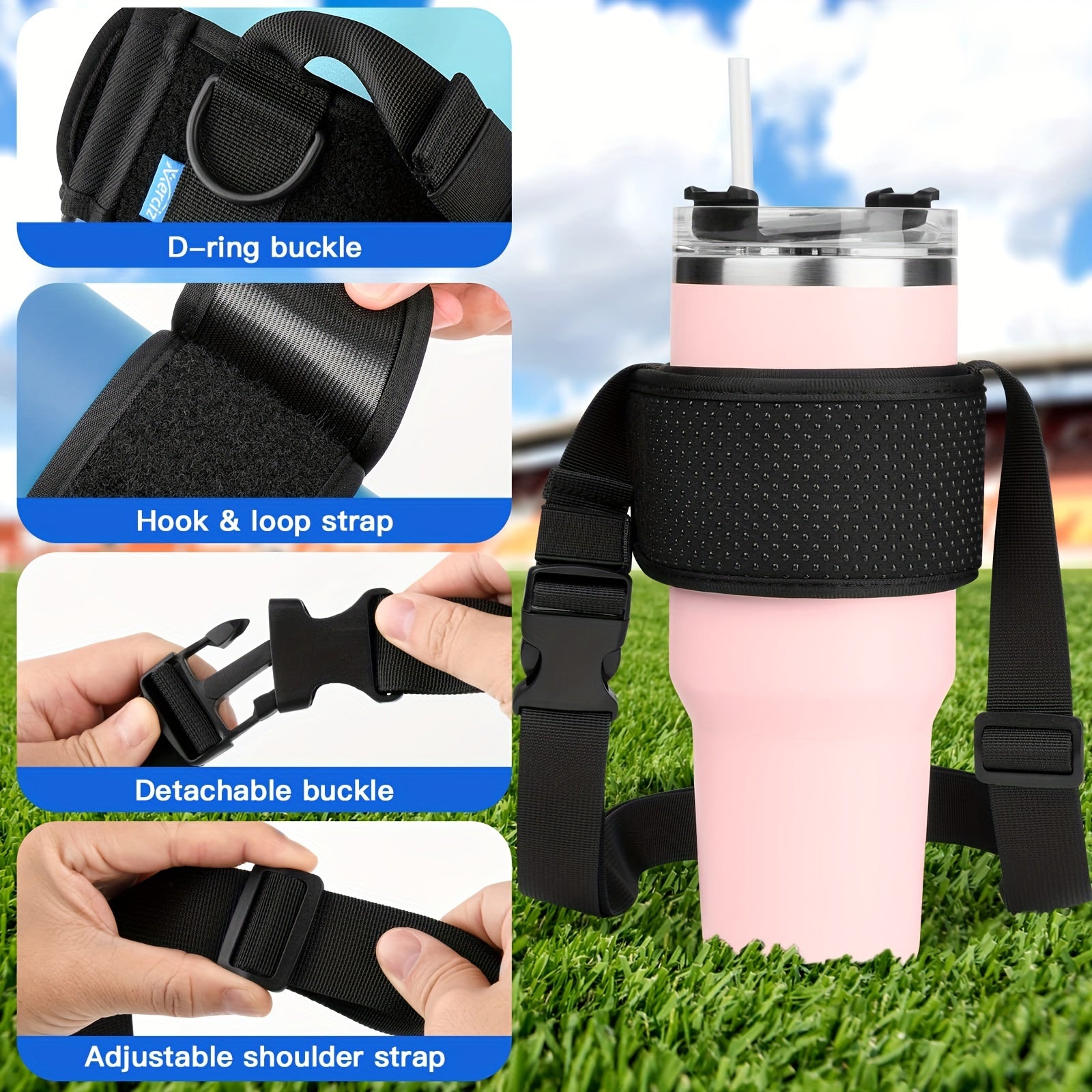 Water Bottle Carrier Strap 40-128oz Bottles