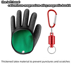 1pc Waterproof Fishing Glove w/ Magnetic Buckle