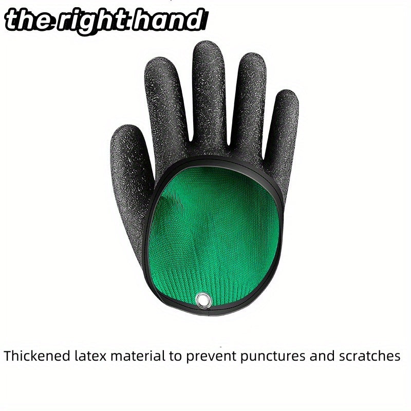 1pc Waterproof Fishing Glove w/ Magnetic Buckle