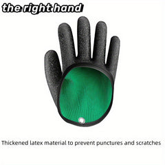 1pc Waterproof Fishing Glove w/ Magnetic Buckle