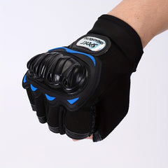 Men's Outdoor Half Finger Knuckle Protective Gloves