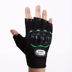 Men's Outdoor Half Finger Knuckle Protective Gloves