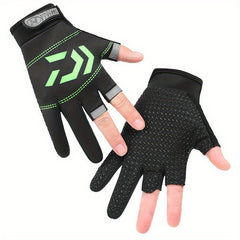 Fingerless Fishing Glove Non-slip Wear-resistant Breathable Quick-drying