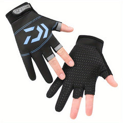 Fingerless Fishing Glove Non-slip Wear-resistant Breathable Quick-drying