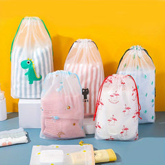 10pcs Shoe Storage Organizer Bags Clear PVC Makeup Cosmetics Toiletry Draw
