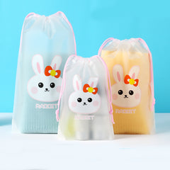 10pcs Shoe Storage Organizer Bags Clear PVC Makeup Cosmetics Toiletry Draw