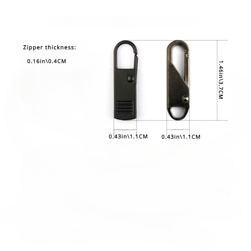 Metal Zipper Head Replacement Buckle Alloy Lock Buckle