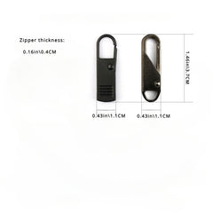 Metal Zipper Head Replacement Buckle Alloy Lock Buckle