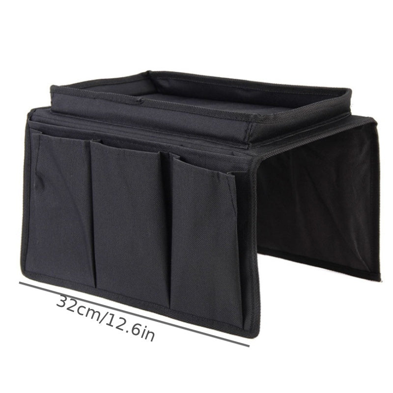Office Sofa Armrest Storage Hanging Bag for TV Remote Control Phone Mug