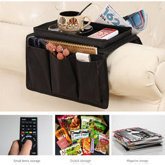Office Sofa Armrest Storage Hanging Bag for TV Remote Control Phone Mug
