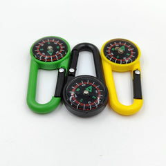 Portable Compass Buckle for Outdoor Camping Hiking Travel