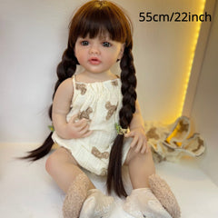 22in Full Silicone Body Doll Reborn Birthday Gift