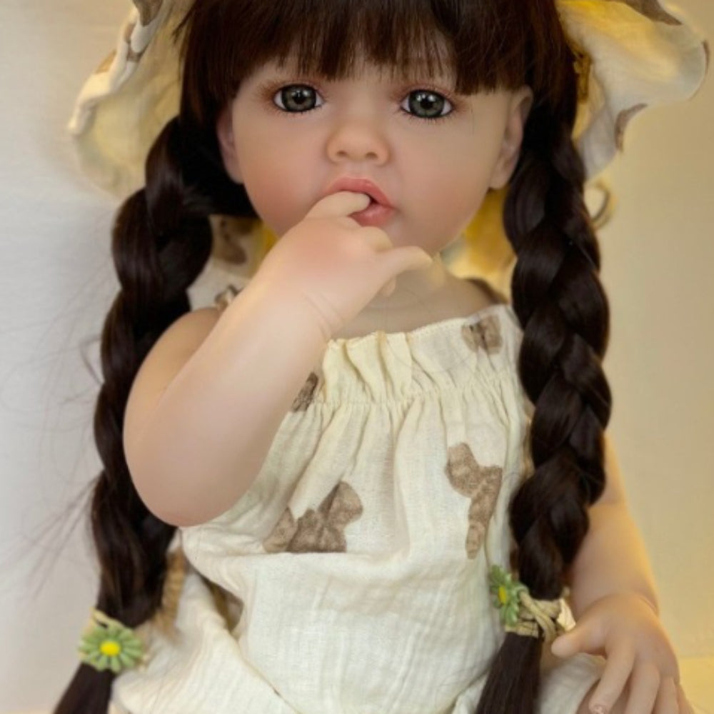 22in Full Silicone Body Doll Reborn Birthday Gift