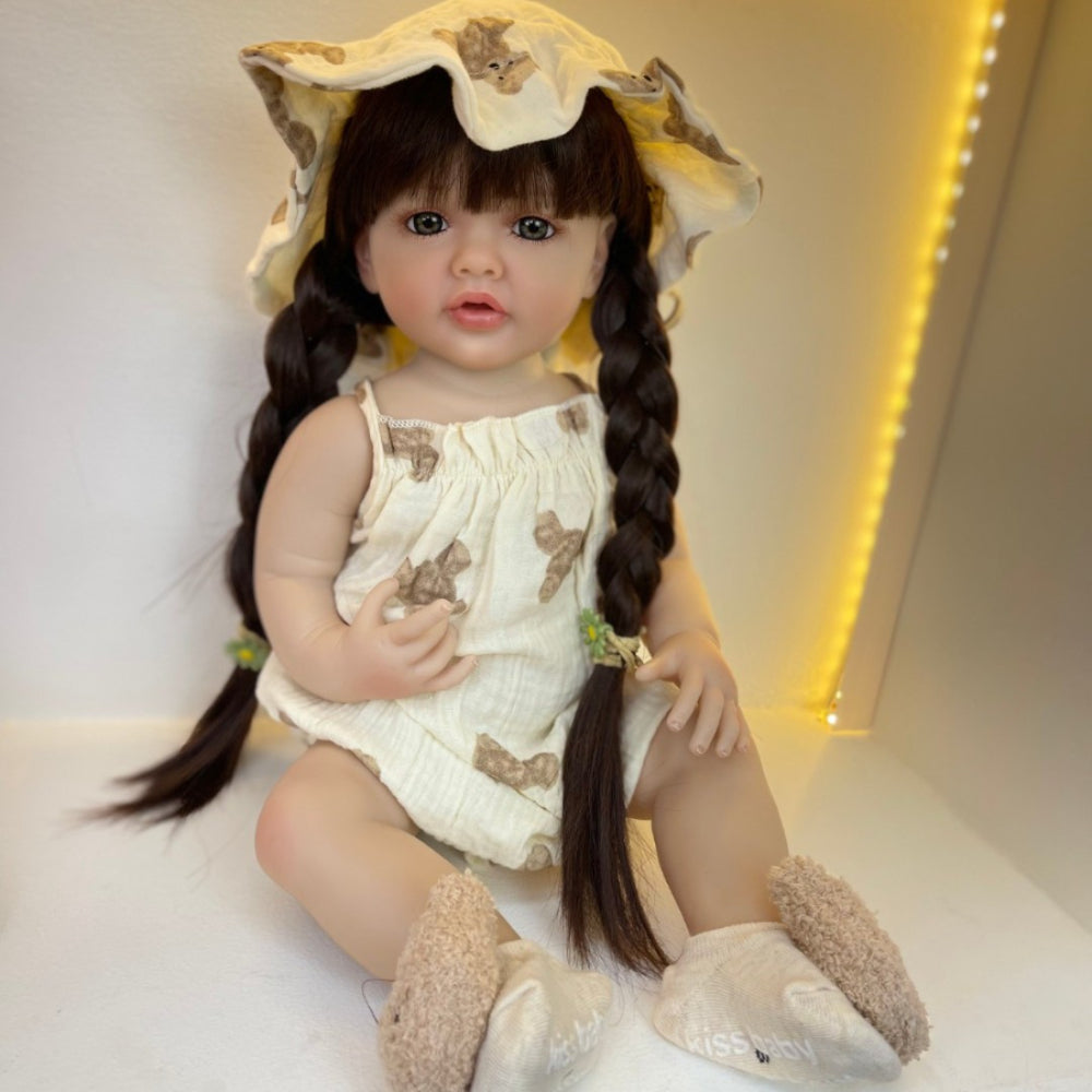 22in Full Silicone Body Doll Reborn Birthday Gift