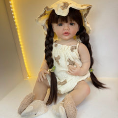 22in Full Silicone Body Doll Reborn Birthday Gift