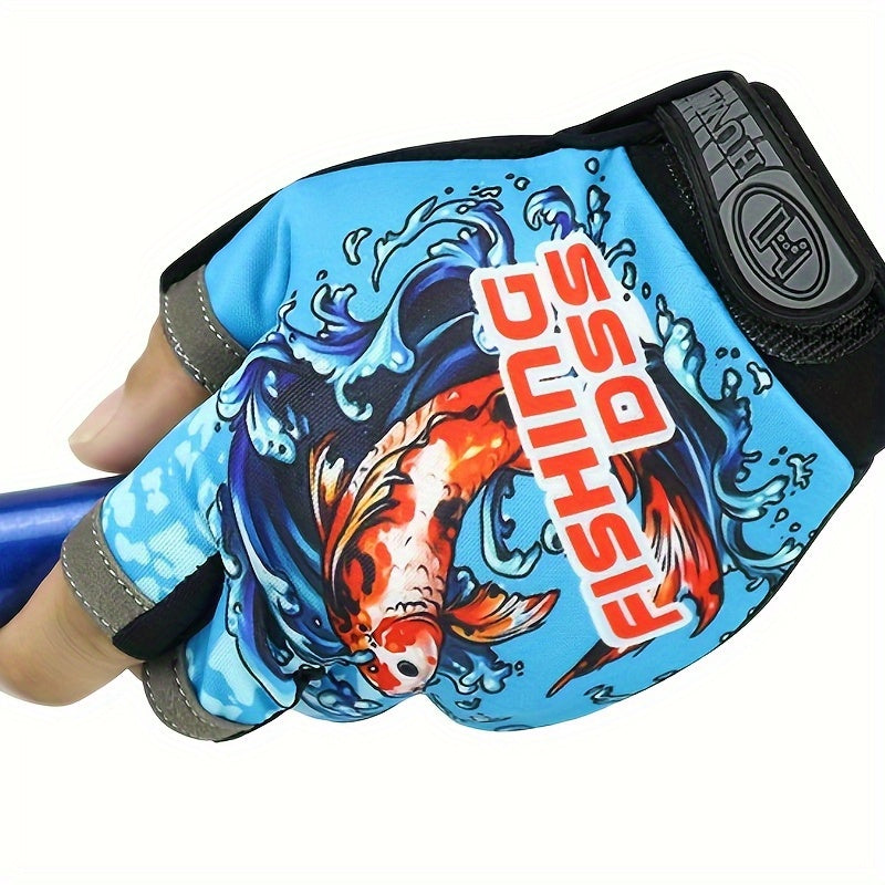 Breathable Fingerless Fishing Gloves for Spring & Summer Fishing