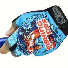 Breathable Fingerless Fishing Gloves for Spring & Summer Fishing
