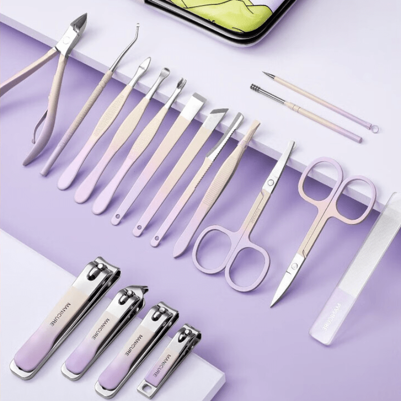 Stainless Steel Nail Clipper Set Household Cutter Trimmer for Home & Outdoor