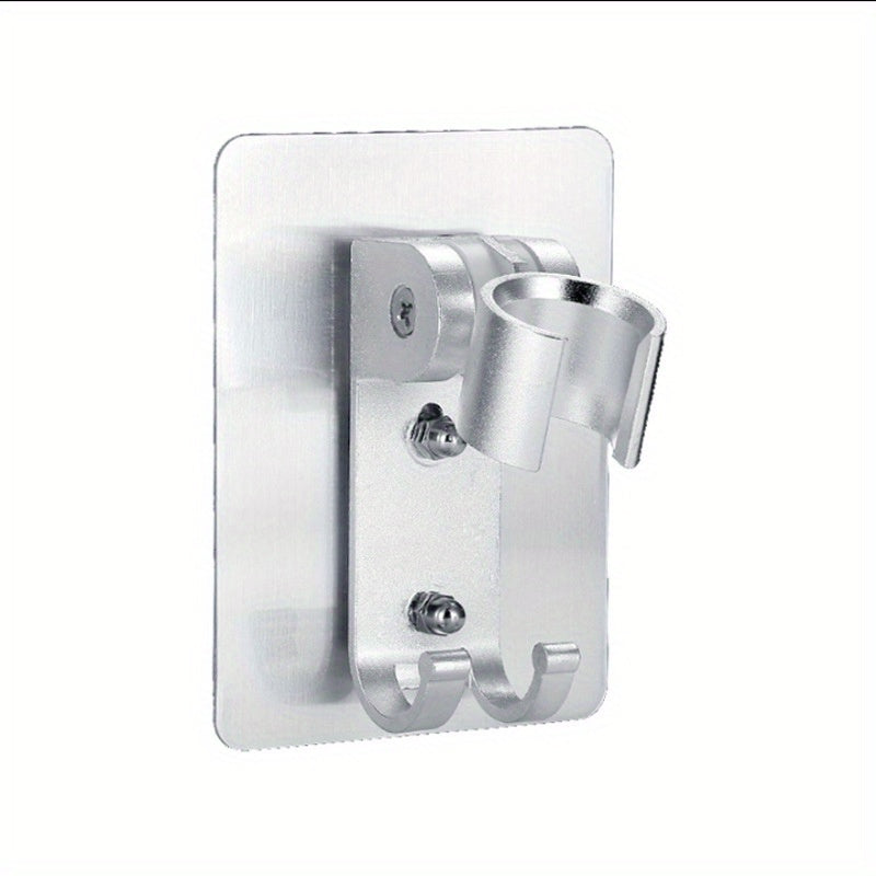 Strong Adhesive Shower Head Holder with 2 Hooks