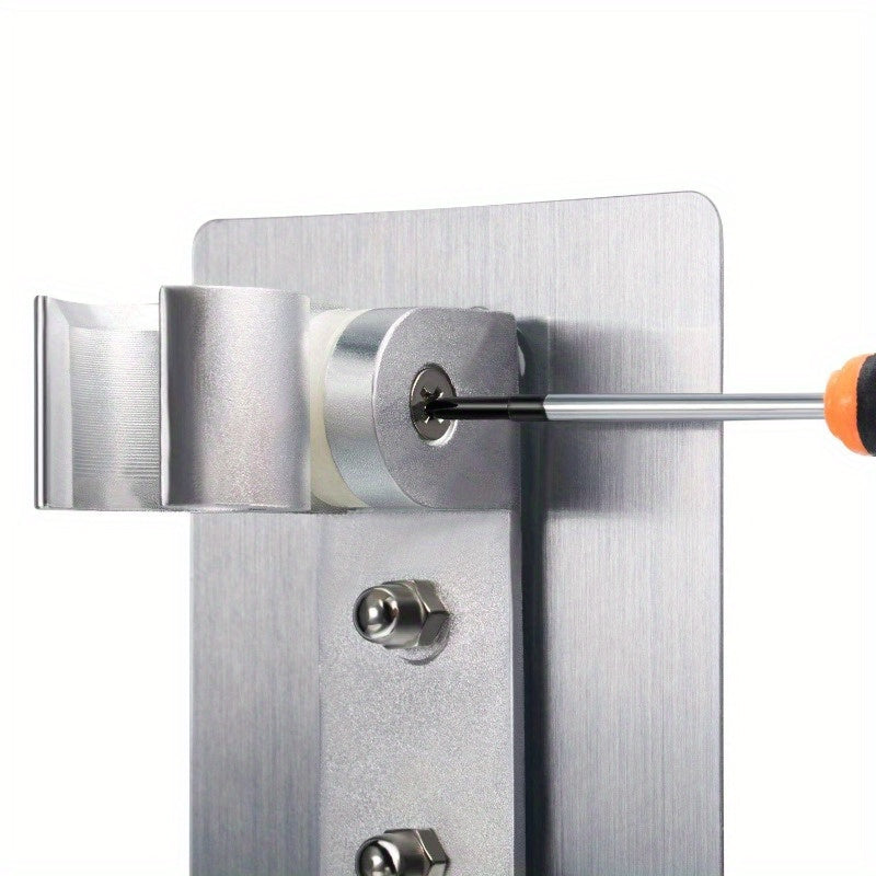 Strong Adhesive Shower Head Holder with 2 Hooks