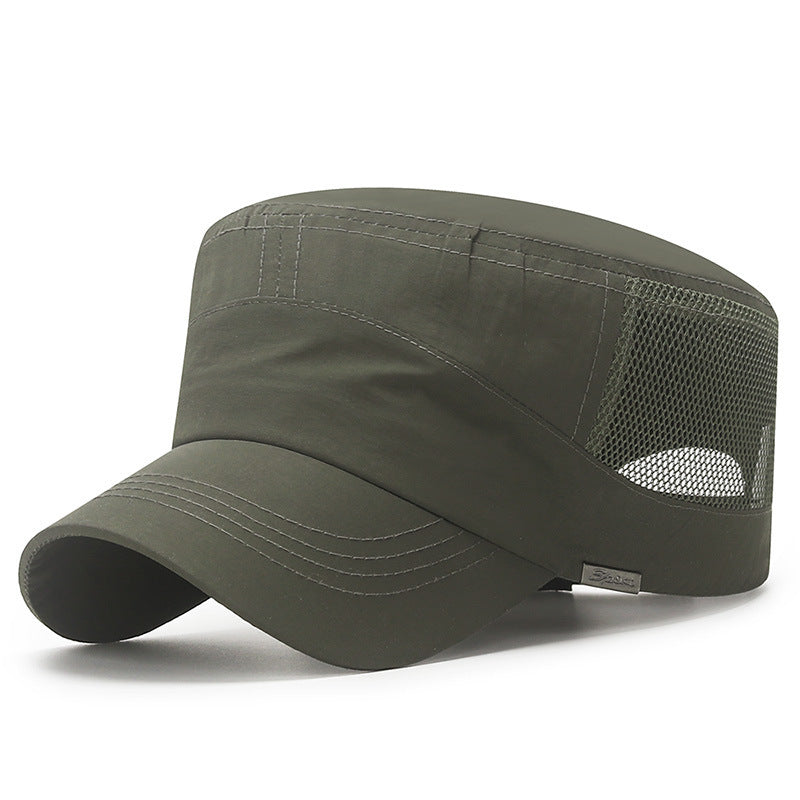 Men's Summer Hat Outdoor Quick drying Mesh Breathable Hat