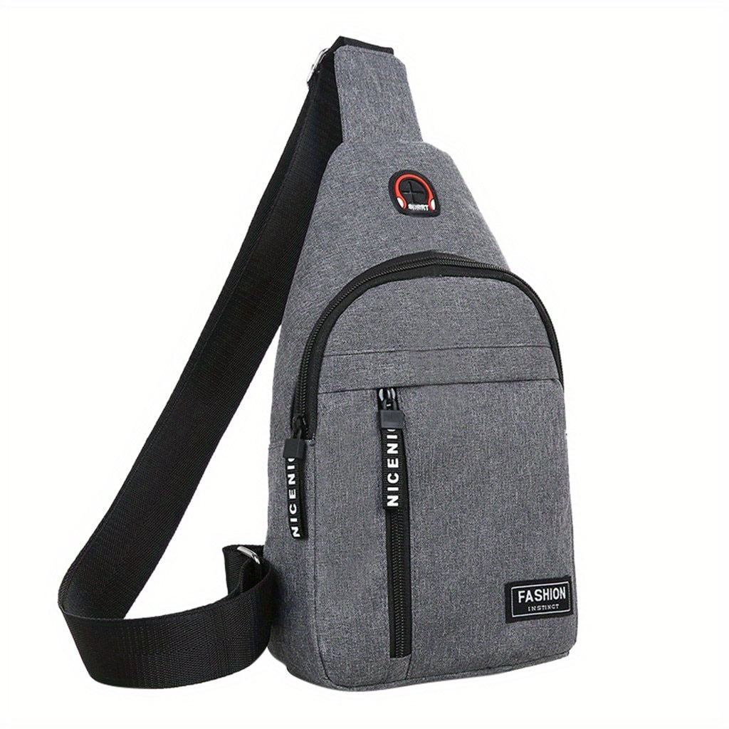 Men's Shoulder Bag Outdoor Sport Waist Bag And Gray