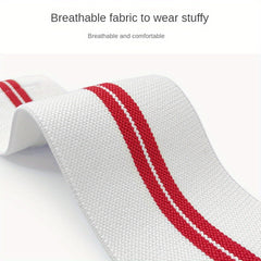 High Density Knitted Stripes Wrist Guard Wrist Wraps For Fitness
