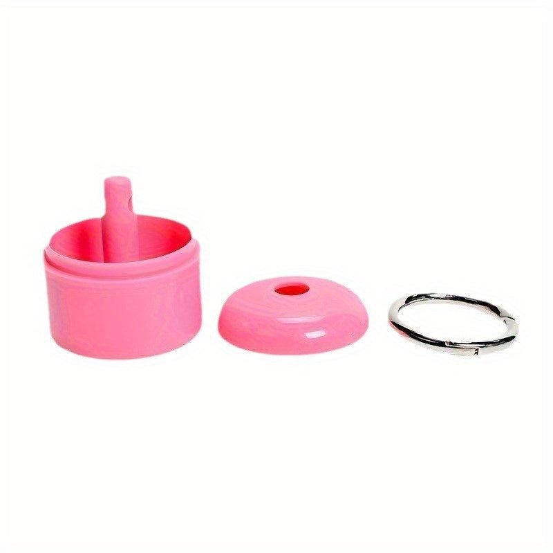 Portable Jewelry Box & Pill Case + 5 Carabiners & Key Chains