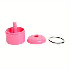 Portable Jewelry Box & Pill Case + 5 Carabiners & Key Chains