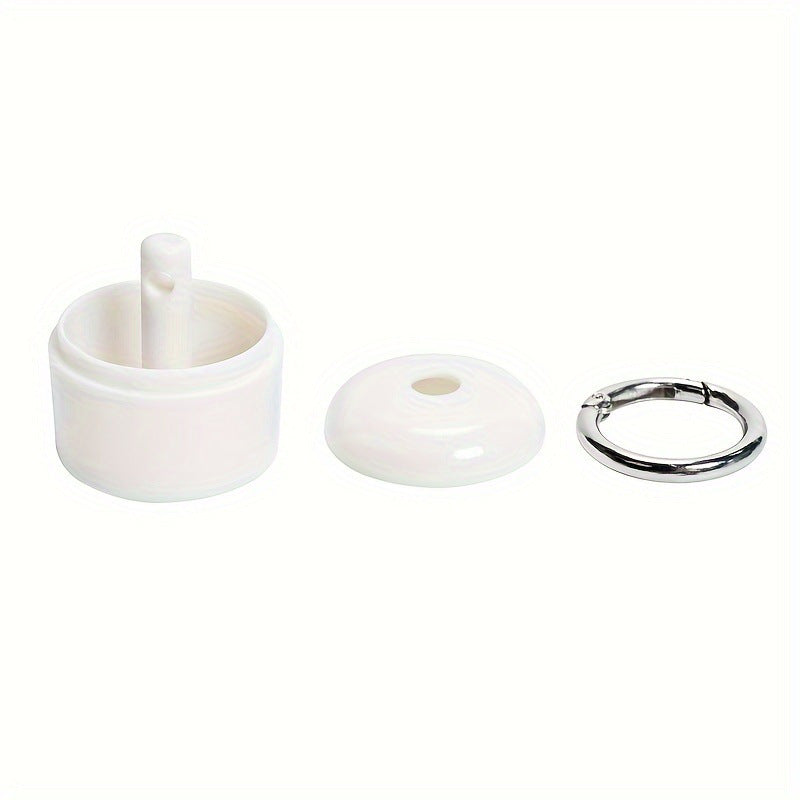 Portable Jewelry Box & Pill Case + 5 Carabiners & Key Chains