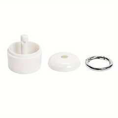 Portable Jewelry Box & Pill Case + 5 Carabiners & Key Chains