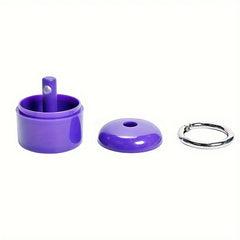 Portable Jewelry Box & Pill Case + 5 Carabiners & Key Chains