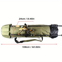 Fly Fishing Rod Bag Large Capacity Storage Fishing Rod Carrier