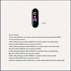 Waterproof Light-Up LED Sports Bracelet Watch