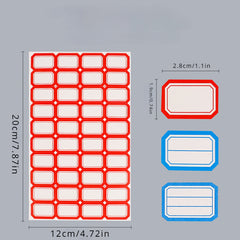 10pcs Self-Adhesive Name Labels Stickers - Office Labels