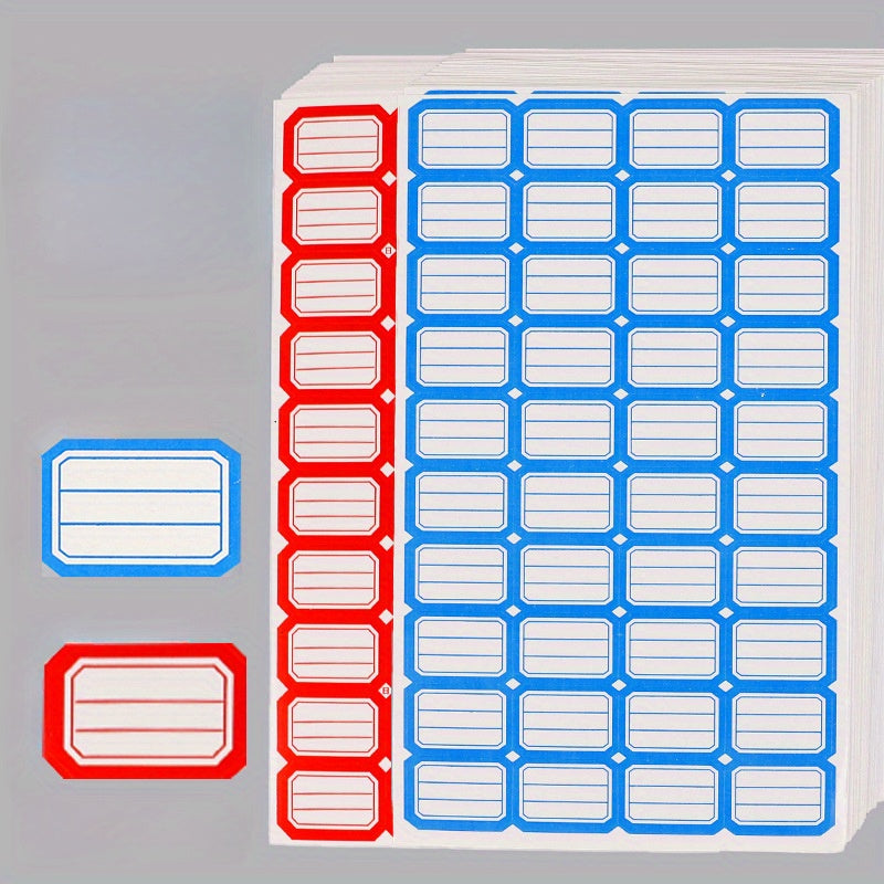 10pcs Self-Adhesive Name Labels Stickers - Office Labels