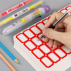 10pcs Self-Adhesive Name Labels Stickers - Office Labels