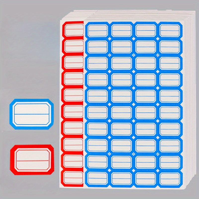 10pcs Self-Adhesive Name Labels Stickers - Office Labels