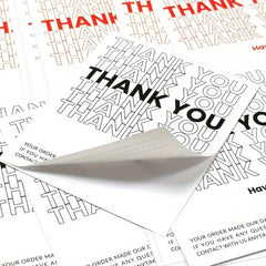 50pcs Thank You For Supporting My Small Business Stickers